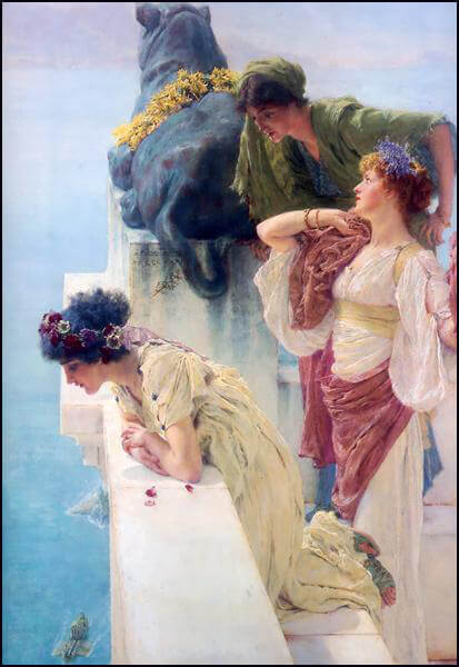 Sir Lawrence Alma Tadema, «A Coign of Vantage», 1895. Ιδιωτική συλλογή