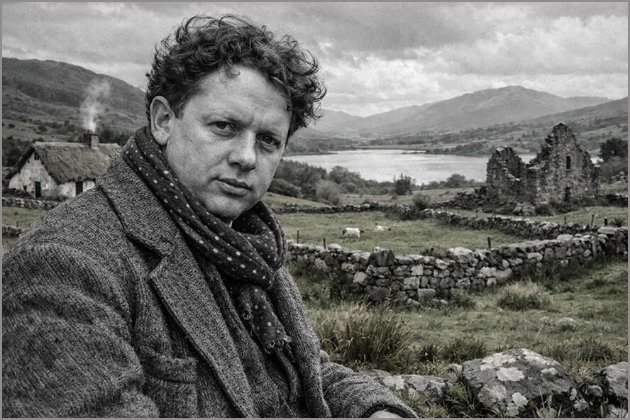 Ο Ντίλαν Τόμας στα Ουαλικά λιβάδια