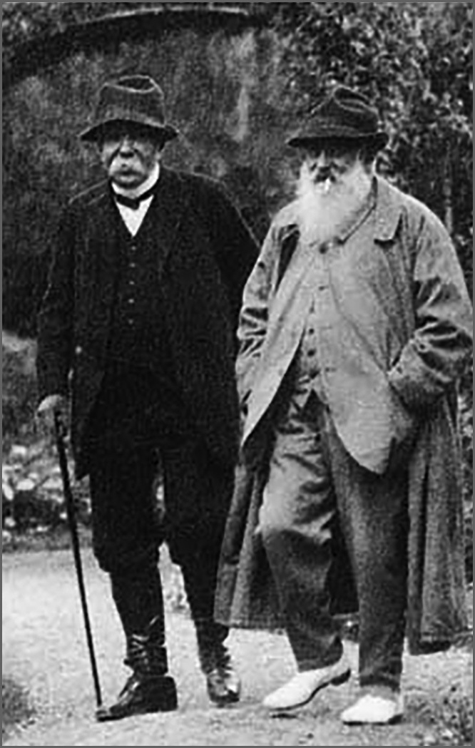 Georges Clemenceau και Claude Monet
