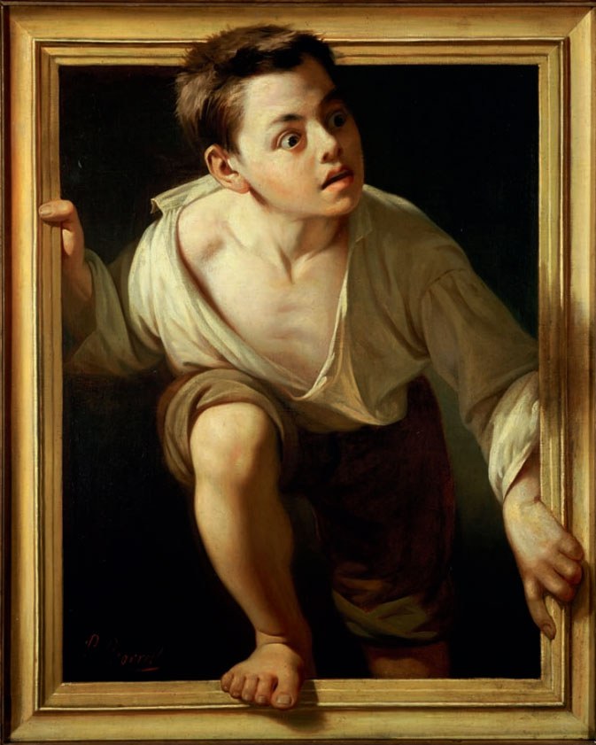 «Ξεφεύγοντας από την κριτική» (1874). Έργο του Pere Borrell Del Caso (Λάδι σε καμβά, 76 x 63 εκ. Συλλογή της Τράπεζας της Ισπανίας)