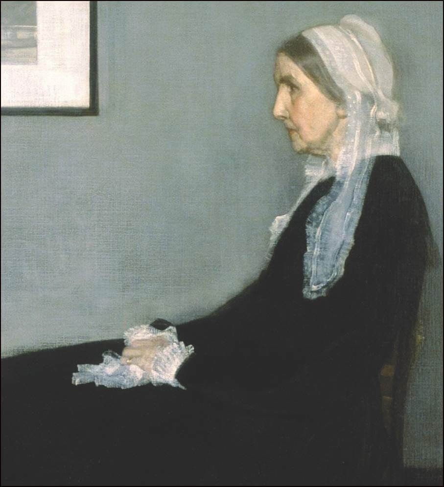 Γουίστλερ, «Arrangement in Grey and Black no.1» (το έργο σήμερα είναι γνωστό ως «Η μητέρα του Γουίστλερ»)