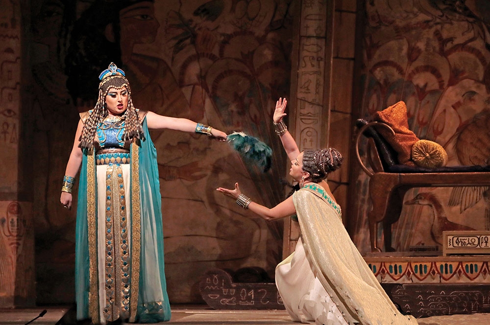 Η Αnita Rachvelishvili και η Anna Netrebko στην «Αϊντα». Metropolitan Opera της Νέας Υόρκης (2018)