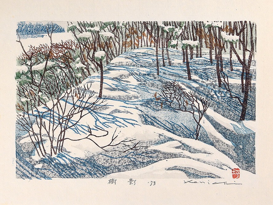 Ξυλογραφία του Seiichiro Konishi (1930-1983)