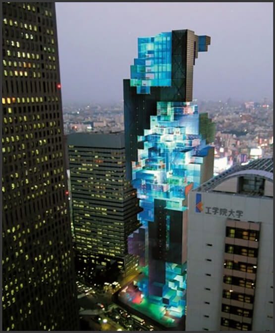 Idea Vertical Campus competition. Κάθετη Πανεπιστημιούπολη στο Τόκιο, Rem Koolhaas, 2004