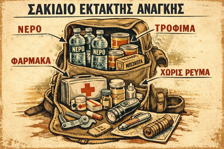 Από φυλλάδιο οδηγιών  των αρχών Απολιτικής Προστασίας (δεκαετία του 1950)