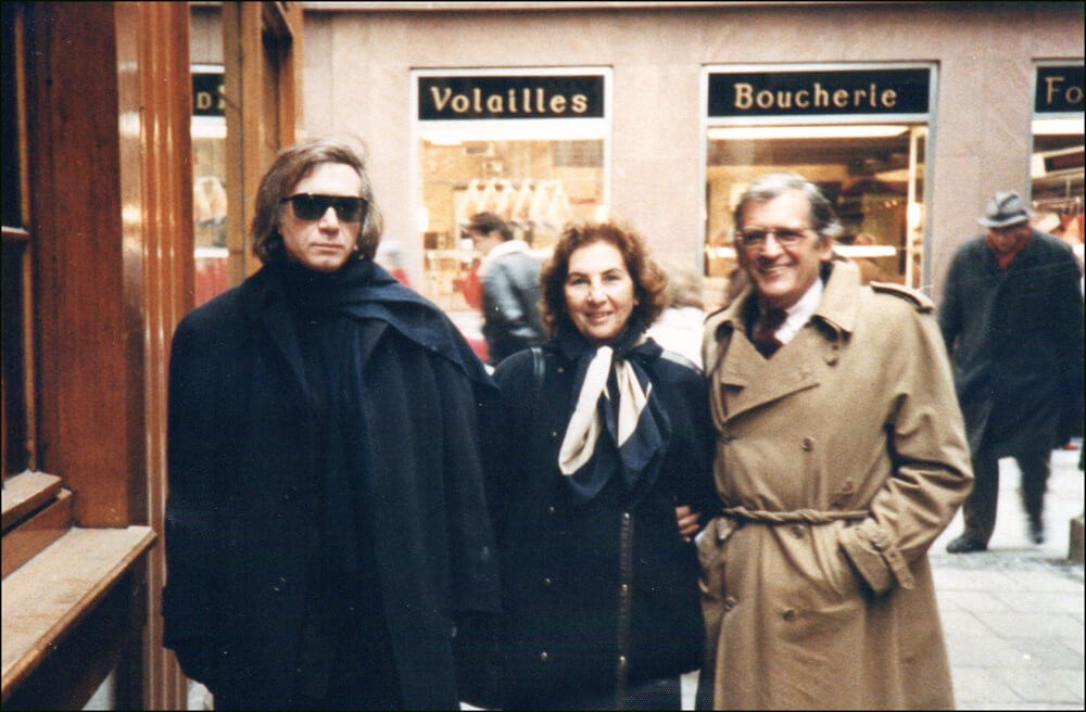 Με την Άλκη Ζέη και τον Τίτο Πατρίκιο, Στρασβούργο 1989 