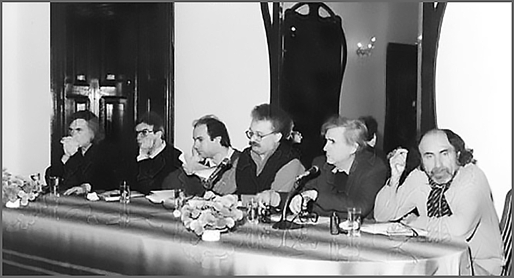 Από αριστερά: Γ. Χειμωνάς, Μ. Κουμανταρέας, Β. Ραπτόπουλος, Α. Ζήρας, Α.Κ., Π. Αμπατζόγλου