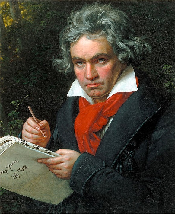 Ο Μπετόβεν του Joseph Karl Stieler (1820)