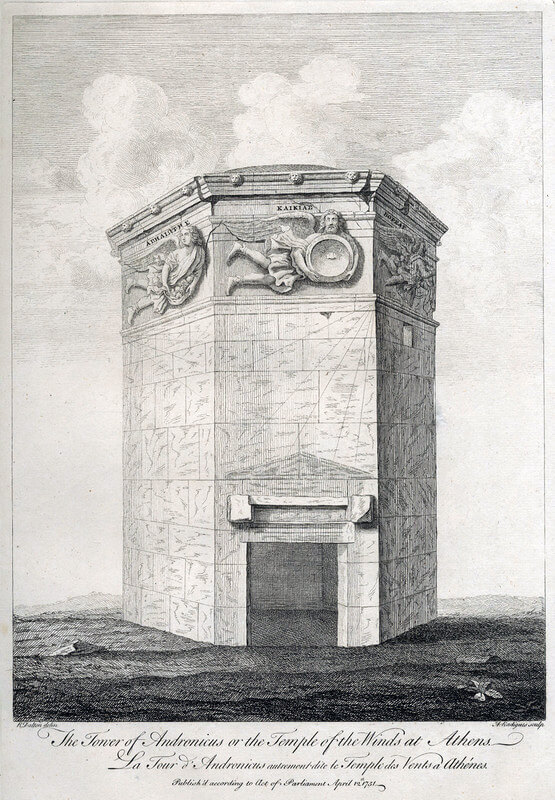 Σχεδιάσματα του Richard Dalton, «Antiquities and Views in Greece and Egypt», Λονδίνο 1751-1752