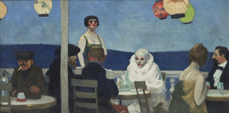 Έντουαρντ Χόπερ: «Soir bleu», 1914 (Whitney Museum of American Art)