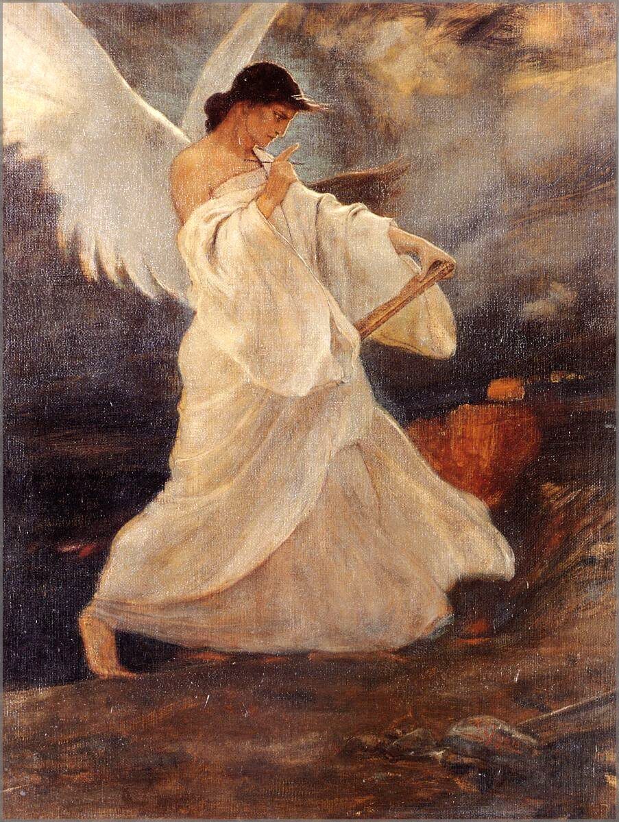 Νικόλαος Γύζης: «Η Δόξα των Ψαρών» (1898). Εθνική Πινακοθήκη